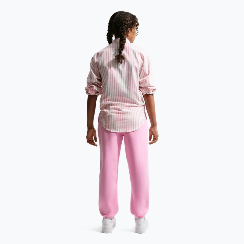 Detské nohavice Nike Sportswear Studio Fleece pink rise/white 3