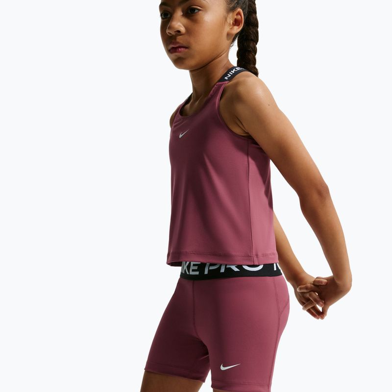 Detské šortky Nike Pro pink smoke/white 4