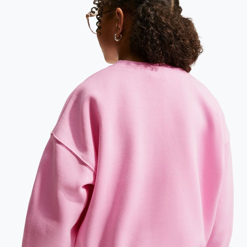Detská mikina Nike Sportswear Studio pink rise/white 5