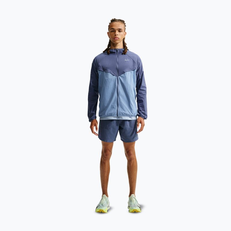 Pánska bežecká bunda Nike Stride diffused blue/work blue 2