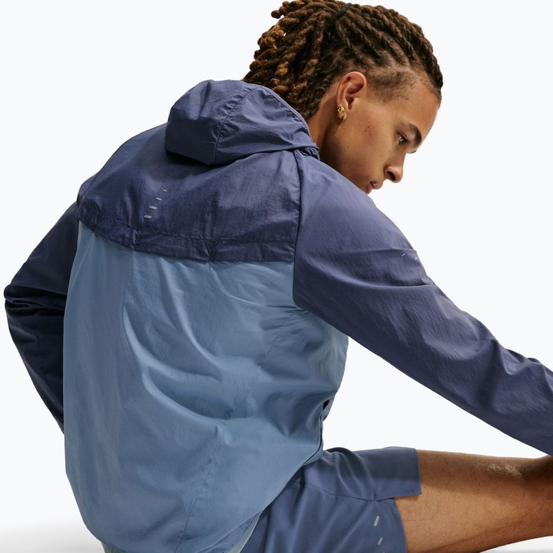 Pánska bežecká bunda Nike Stride diffused blue/work blue 5