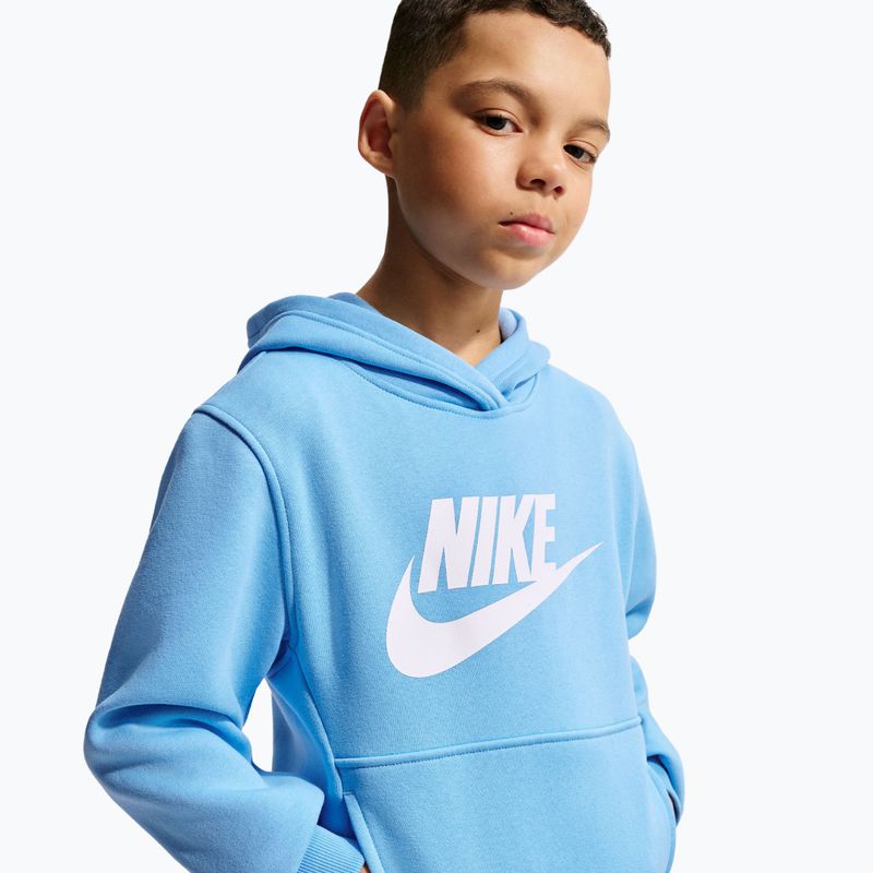 Detská mikina Nike Sportswear Club Fleece football blue/white 2