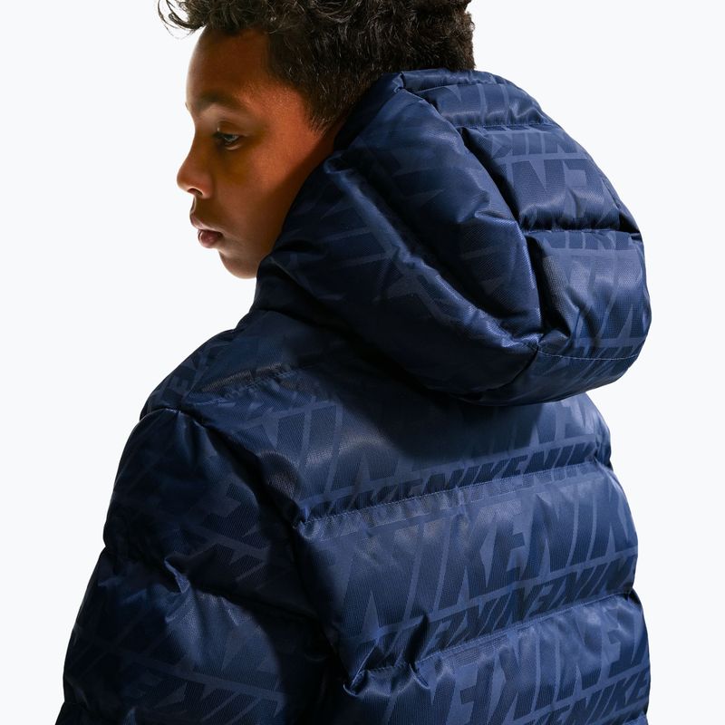 Detská zateplená bunda Nike Sportswear "All Day Play" midnight navy/white 6