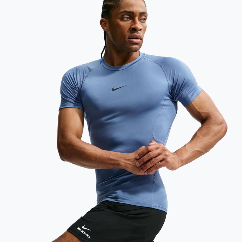 Pánske tréningové tričko Nike Pro indigo storm/black 3