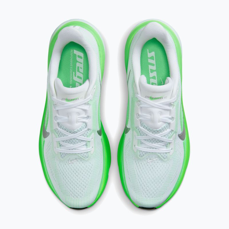 Dámske bežecké topánky Nike Pegasus 42 white/green strike/metallic silver 5