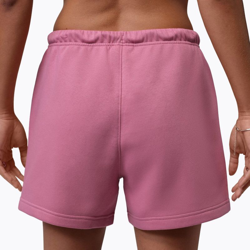 Dámske šortky Jordan Fleece desert berry/white 4