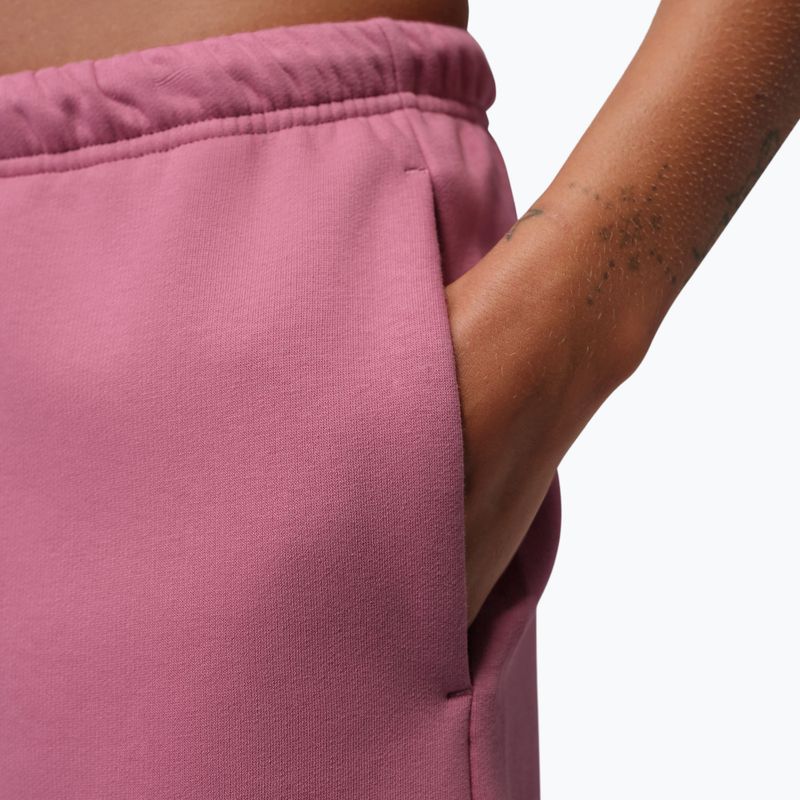 Dámske šortky Jordan Fleece desert berry/white 5