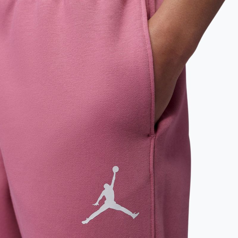 Dámske nohavice Jordan Fleece desert berry/white 4