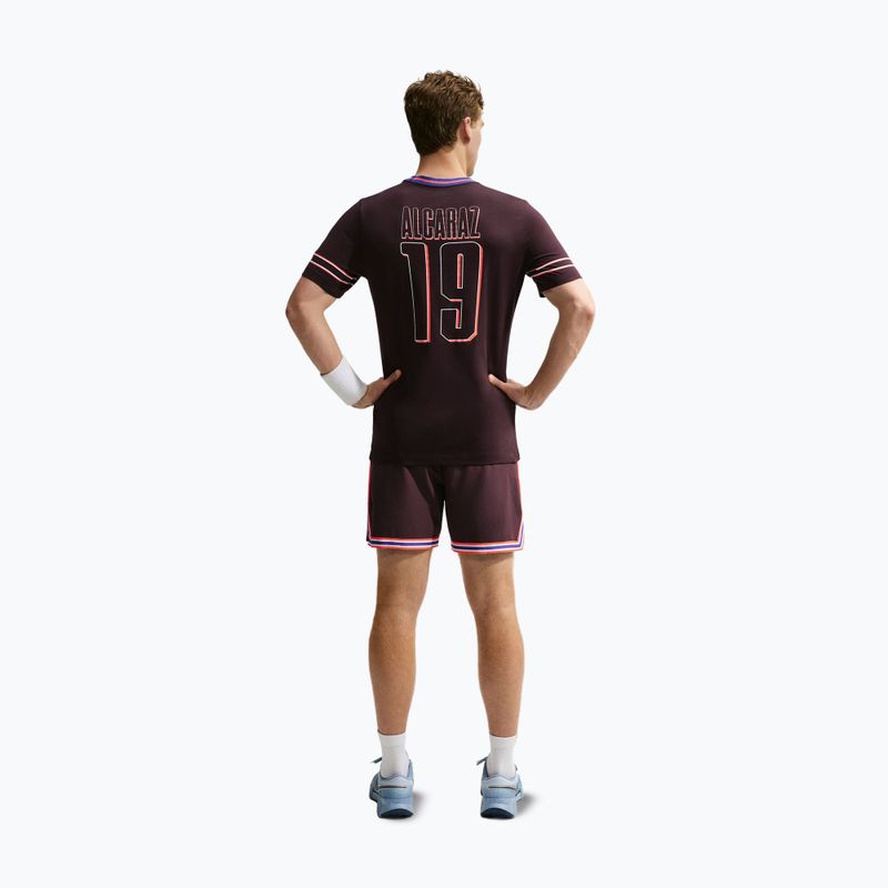 Pánske tričko Nike Court Dri-FIT Cotton burgundy ash 3