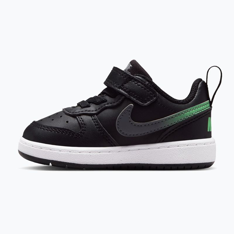Detské topánky Nike Court Borough Low black/smoke grey/white/illusion green 2
