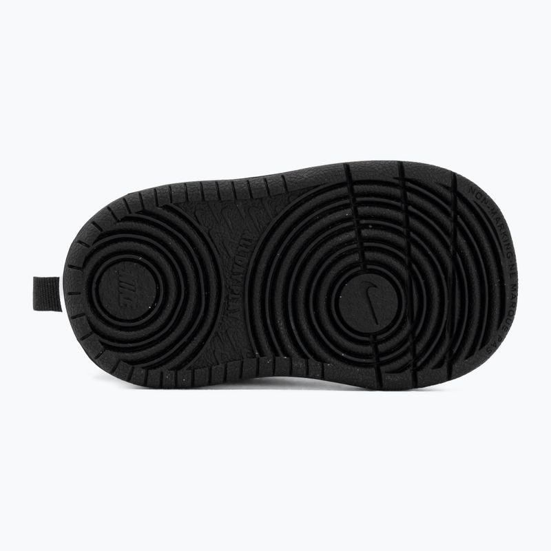 Detské topánky Nike Court Borough Low black/smoke grey/white/illusion green 4