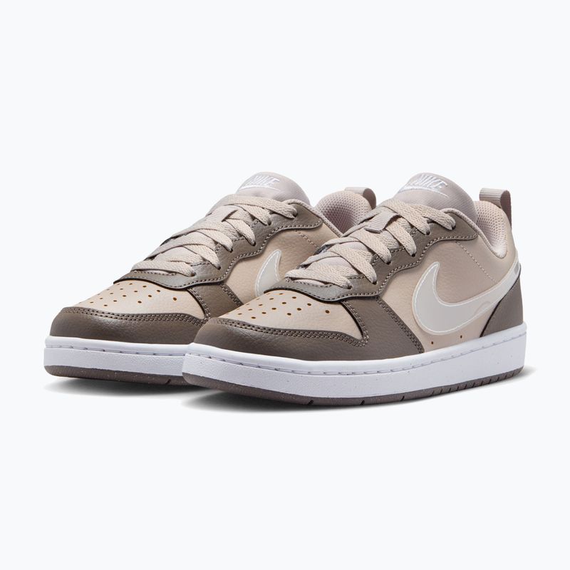Detské topánky Nike Court Borough Low moon particle/cave stone/white/white 3