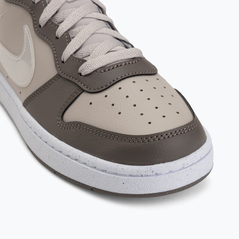Detské topánky Nike Court Borough Low moon particle/cave stone/white/white 7