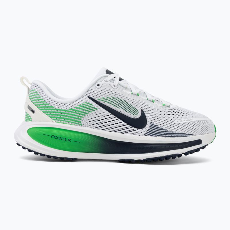 Detské bežecké topánky Nike Vomero 18 white/green spark/midnight navy 2