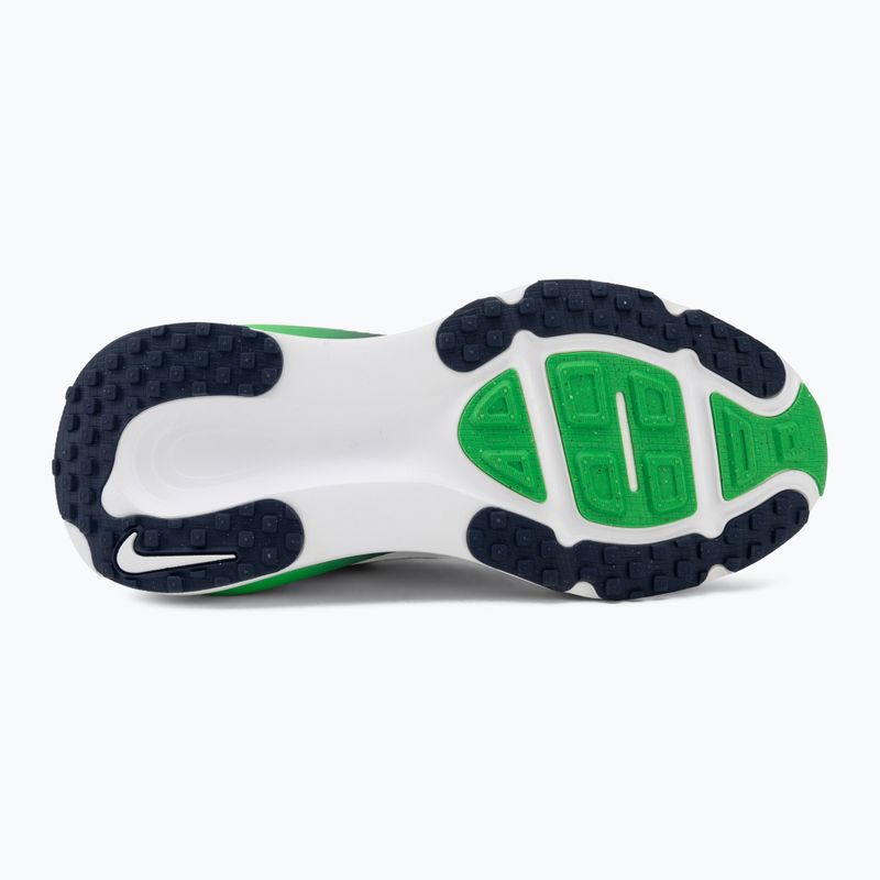 Detské bežecké topánky Nike Vomero 18 white/green spark/midnight navy 4