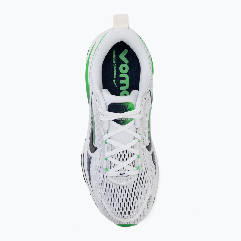 Detské bežecké topánky Nike Vomero 18 white/green spark/midnight navy 5