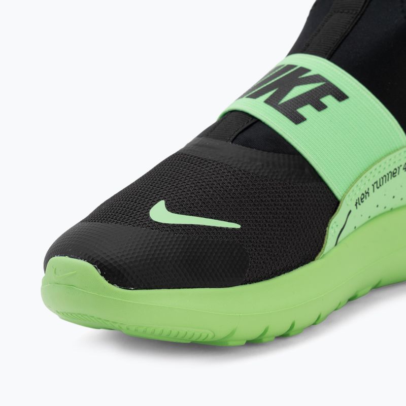 Detské topánky Nike Flex Runner 4 black/illusion green/black 7