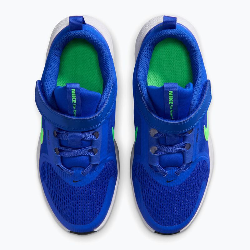 Detské topánky Nike Star Runner 5 racer blue/midnight navy/illusion green 4