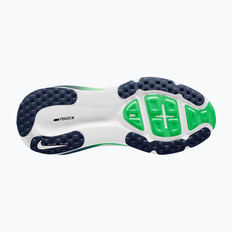 Detské bežecké topánky Nike Vomero 18 white/green spark/midnight navy 3