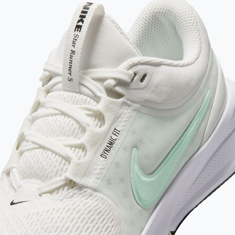 Detské bežecké topánky Nike Star Runner 5 summit white/black/arctic green 5