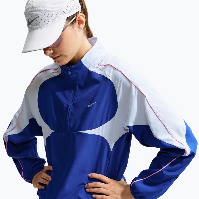 Dámska bežecká bunda Nike Tempo Dri-FIT 1/2-Zip old royal/football grey/pink rise 4