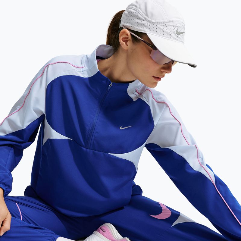 Dámska bežecká bunda Nike Tempo Dri-FIT 1/2-Zip old royal/football grey/pink rise 5