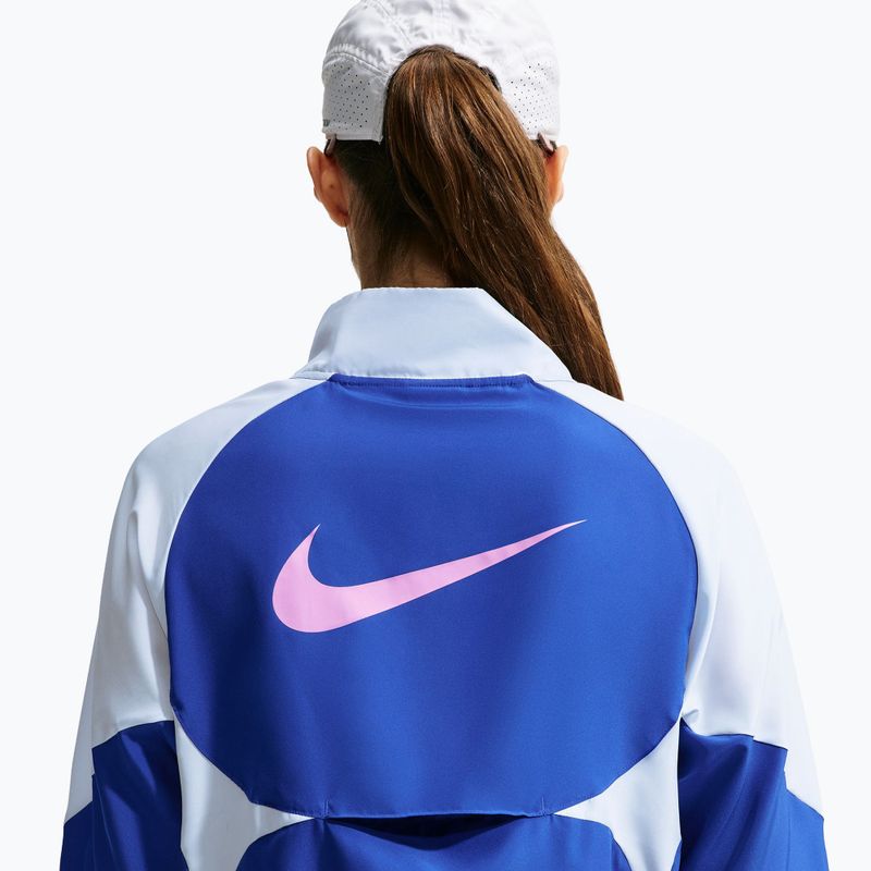 Dámska bežecká bunda Nike Tempo Dri-FIT 1/2-Zip old royal/football grey/pink rise 6