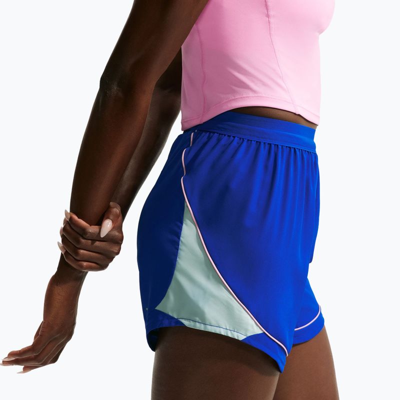 Dámske bežecké šortky Nike Tempo Dri-Fit Unlined old royal/football grey/pink rise 5
