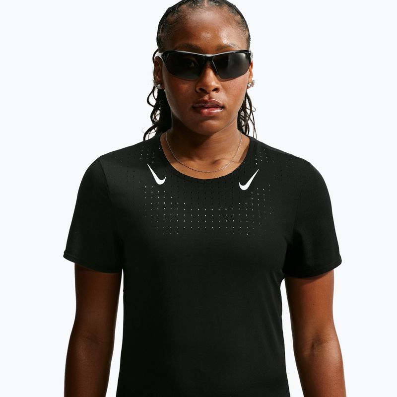 Dámske bežecké tričko Nike AeroSwift black/white 4