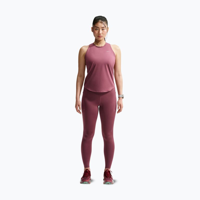 Dámske bežecké tričko Nike Swift Dri-Fit Tank Top pink smoke 2