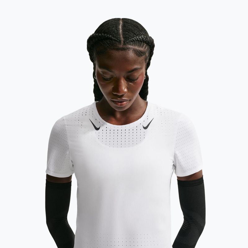 Dámske bežecké tričko Nike AeroSwift white/black 5