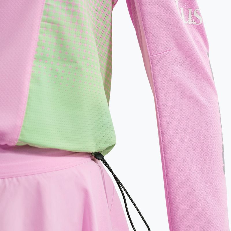 Dámske bežecké tričko longsleeve Nike Swift Jersey Top pink rise/illusion green 6