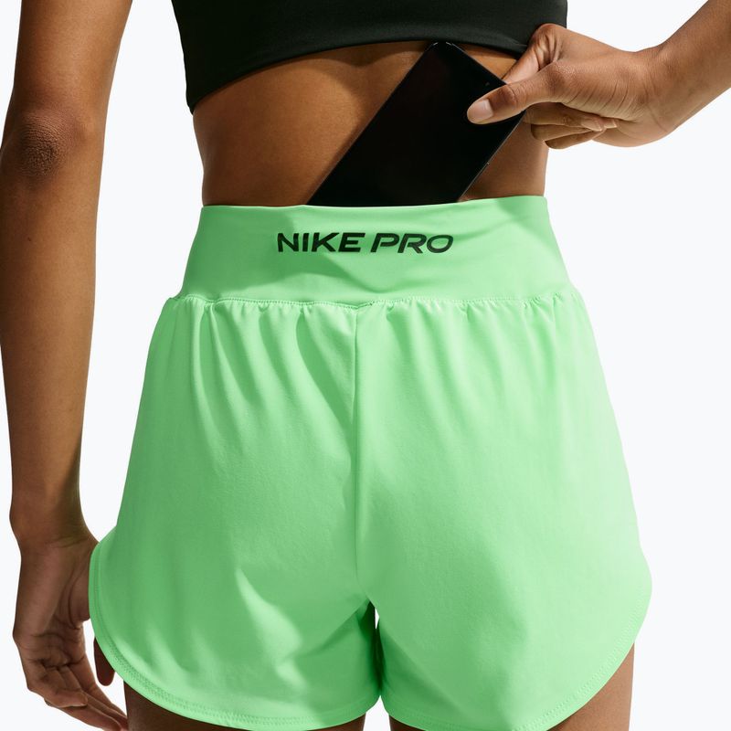 Dámske tréningové šortky Nike Pro Sculpt illusion green/black 7