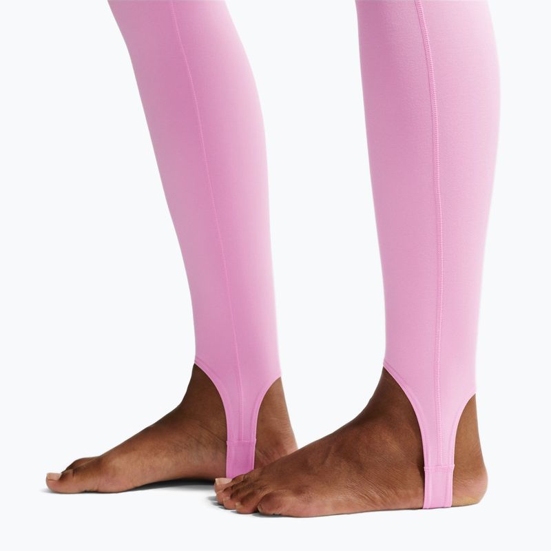 Dámske tréningové legíny Nike One pink rise/white 7