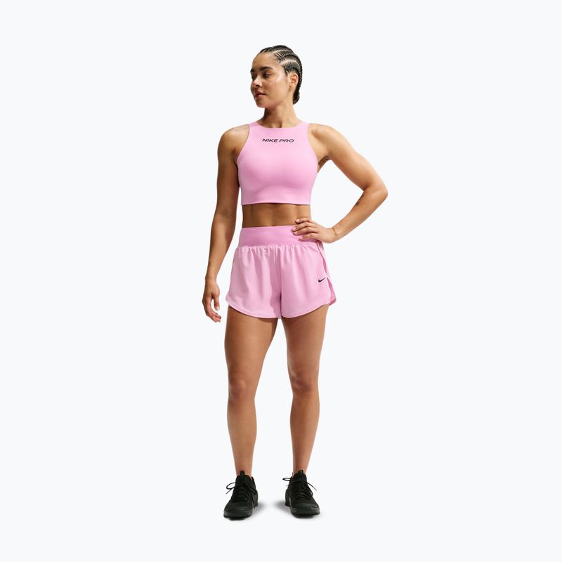 Dámske tréningové šortky Nike Pro Sculpt pink rise/black 2