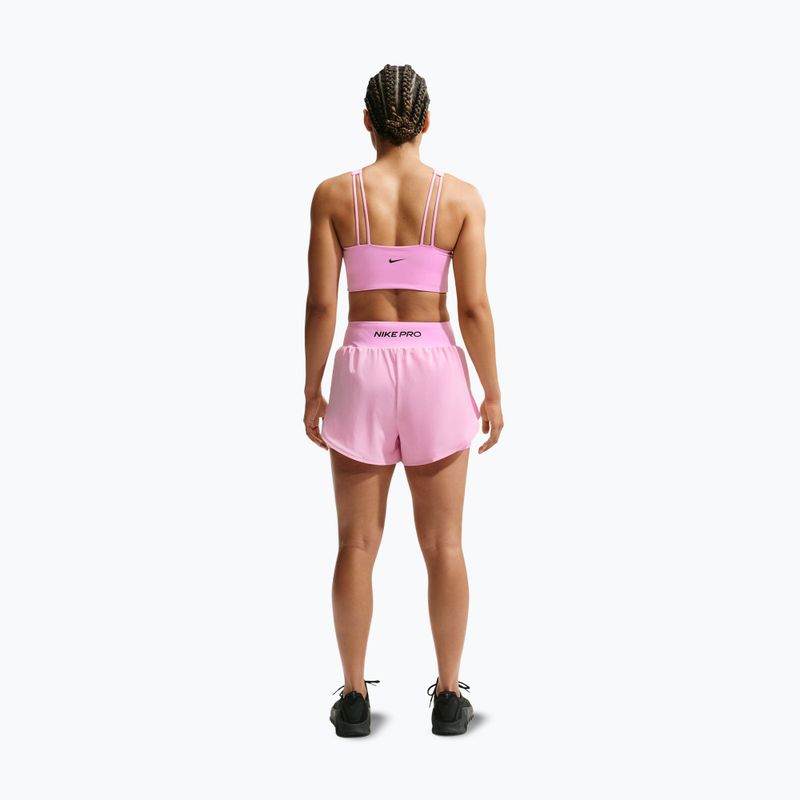 Dámske tréningové šortky Nike Pro Sculpt pink rise/black 3