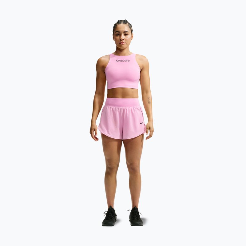 Fitness podprsenka Nike Pro Sculpt pink rise/black 2