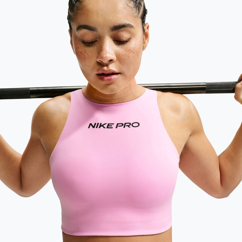 Fitness podprsenka Nike Pro Sculpt pink rise/black 5