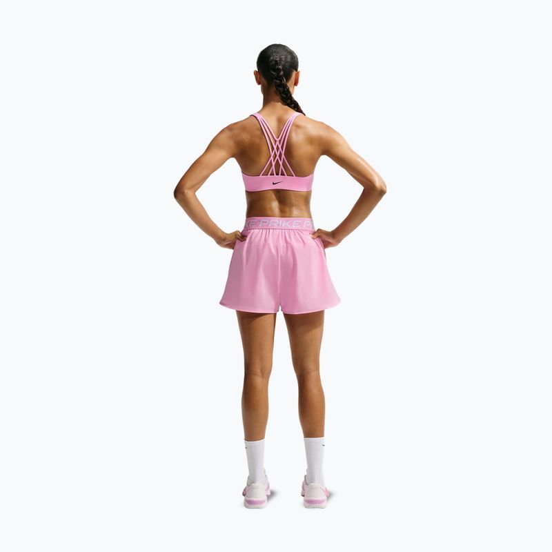 Fitness podprsenka Nike Indy Strappy pink rise/black 2