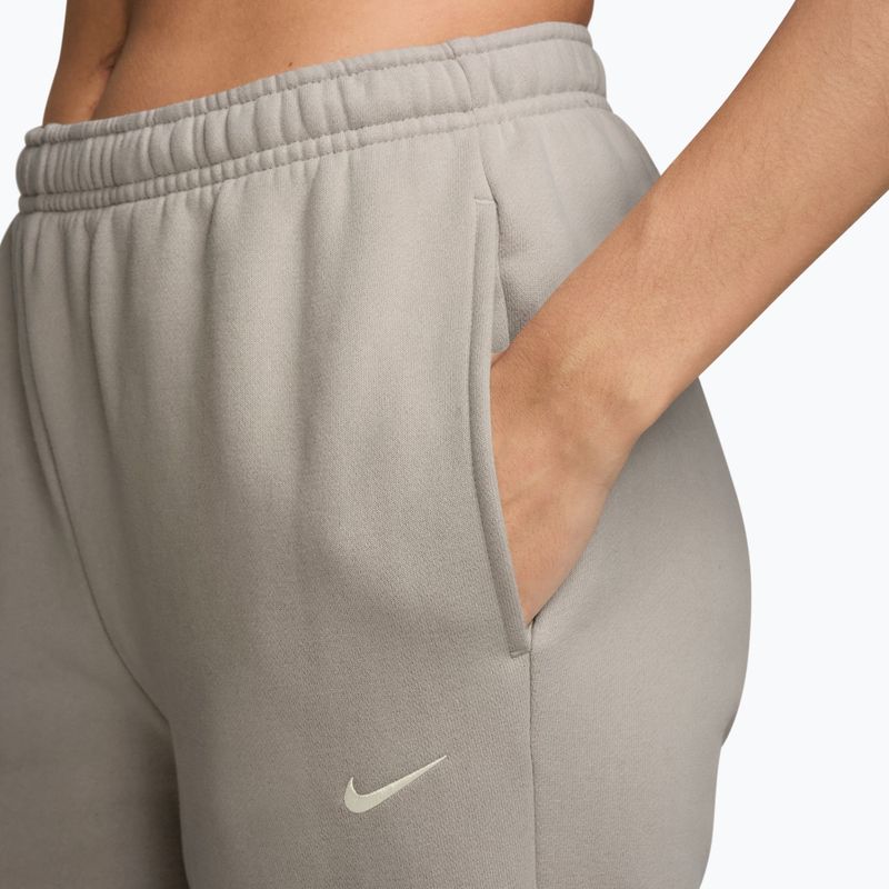 Dámske nohavice Nike Studio Fleece cream li/sail 3