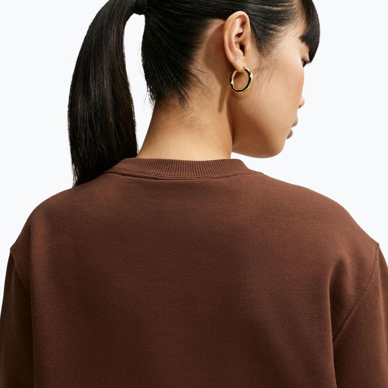 Dámska mikina Nike Studio Fleece cacao wow/sail 6