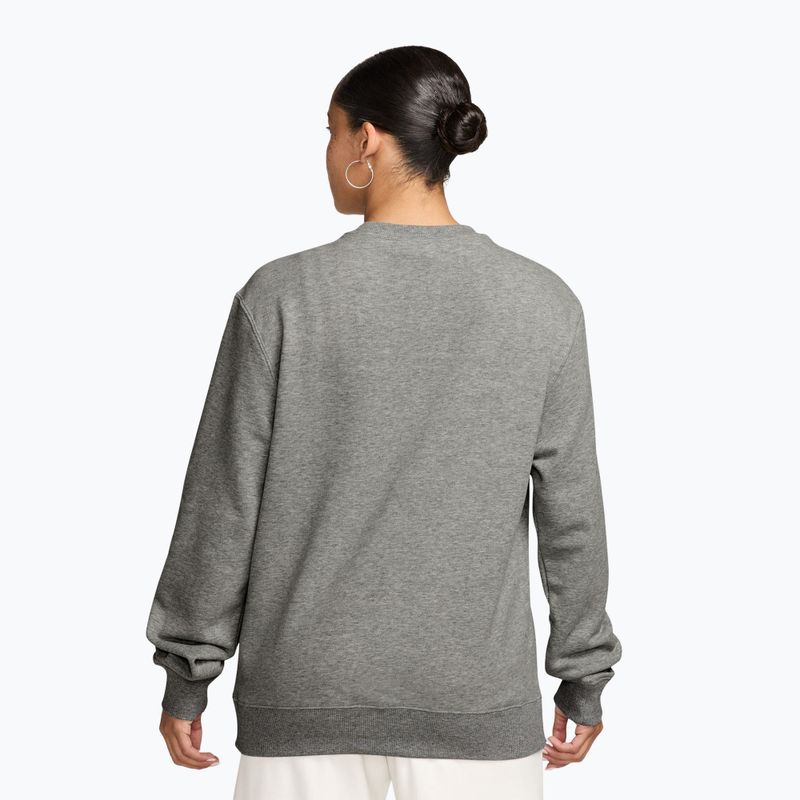 Dámska mikina Nike Studio Fleece Lightweight dark grey heather/sail 2
