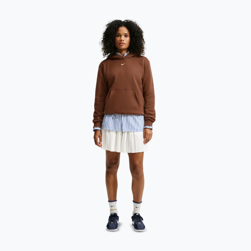 Dámska mikina Nike Studio Fleece cacao wow/sail 2
