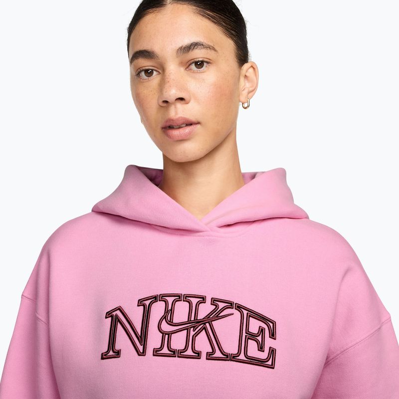 Dámska mikina Nike Studio Fleece pink rise/pink smoke 3