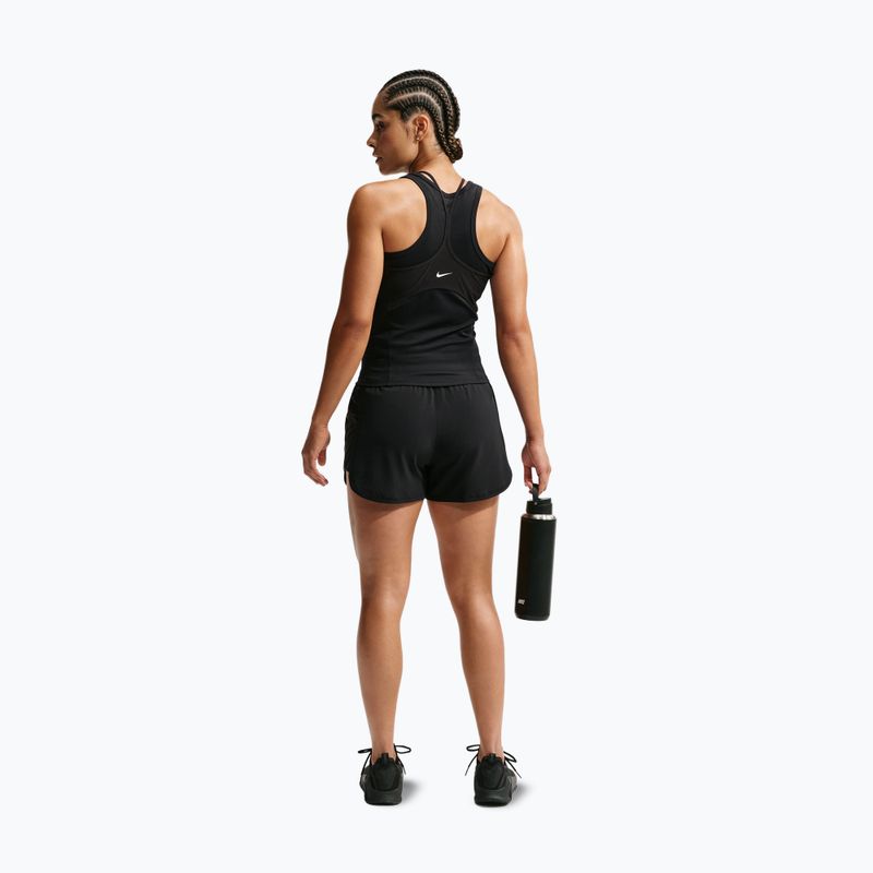 Dámske tréningové šortky Nike One black/black/university red 3