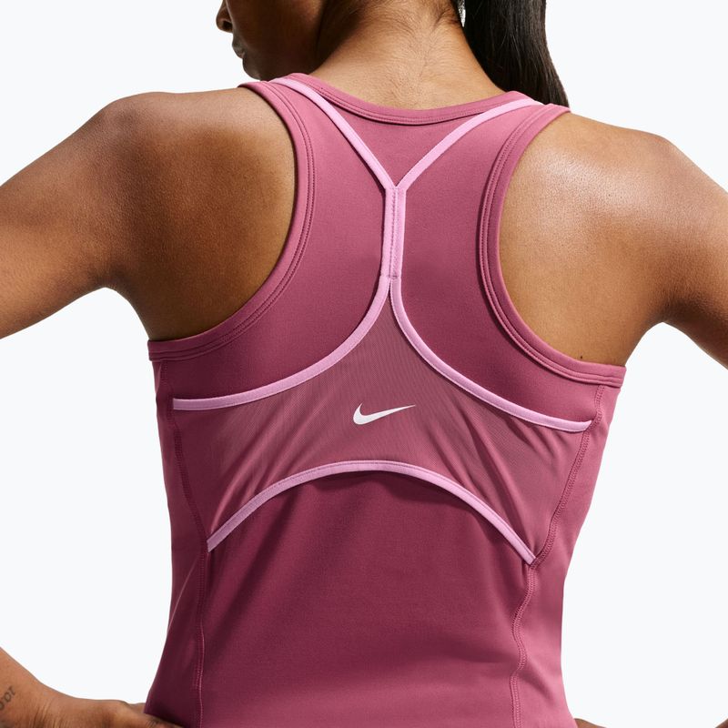Dámske tréningové tričko Nike One pink smoke/pink rise/mystic dates/white 4
