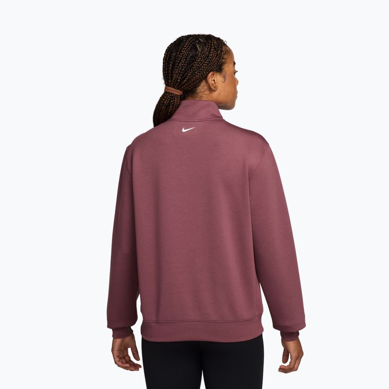 Dámska tréningová mikina Nike Studio Fleece Sport pink smoke/mystic dates/white 2