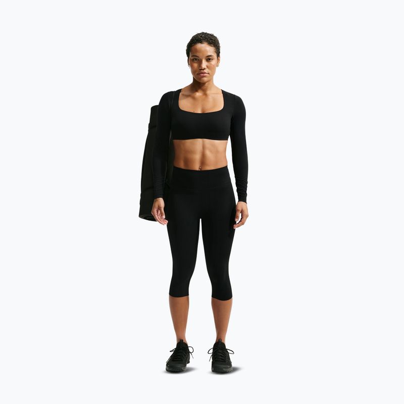Fitness podprsenka Nike Zenvy black/cool grey 2