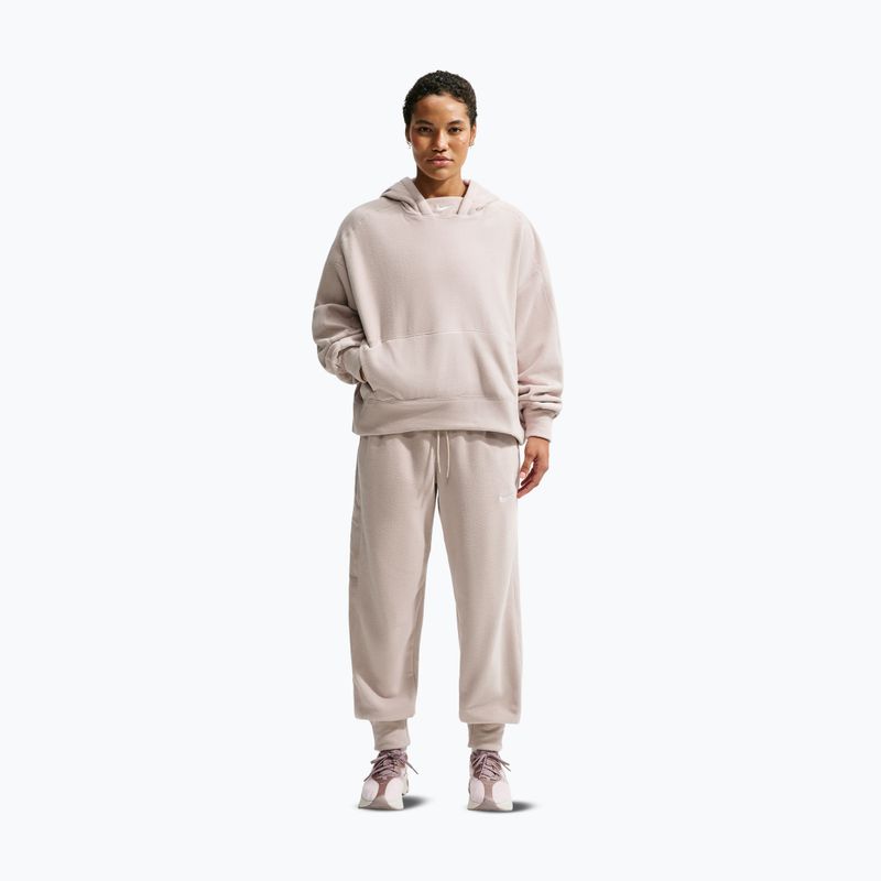 Dámska tréningová mikina Nike One Therma-FIT Oversized cream Ii/white 2