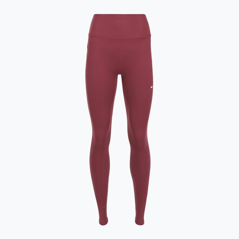 Dámske legíny Nike One pink smoke/pink smoke/pink rise/white 7